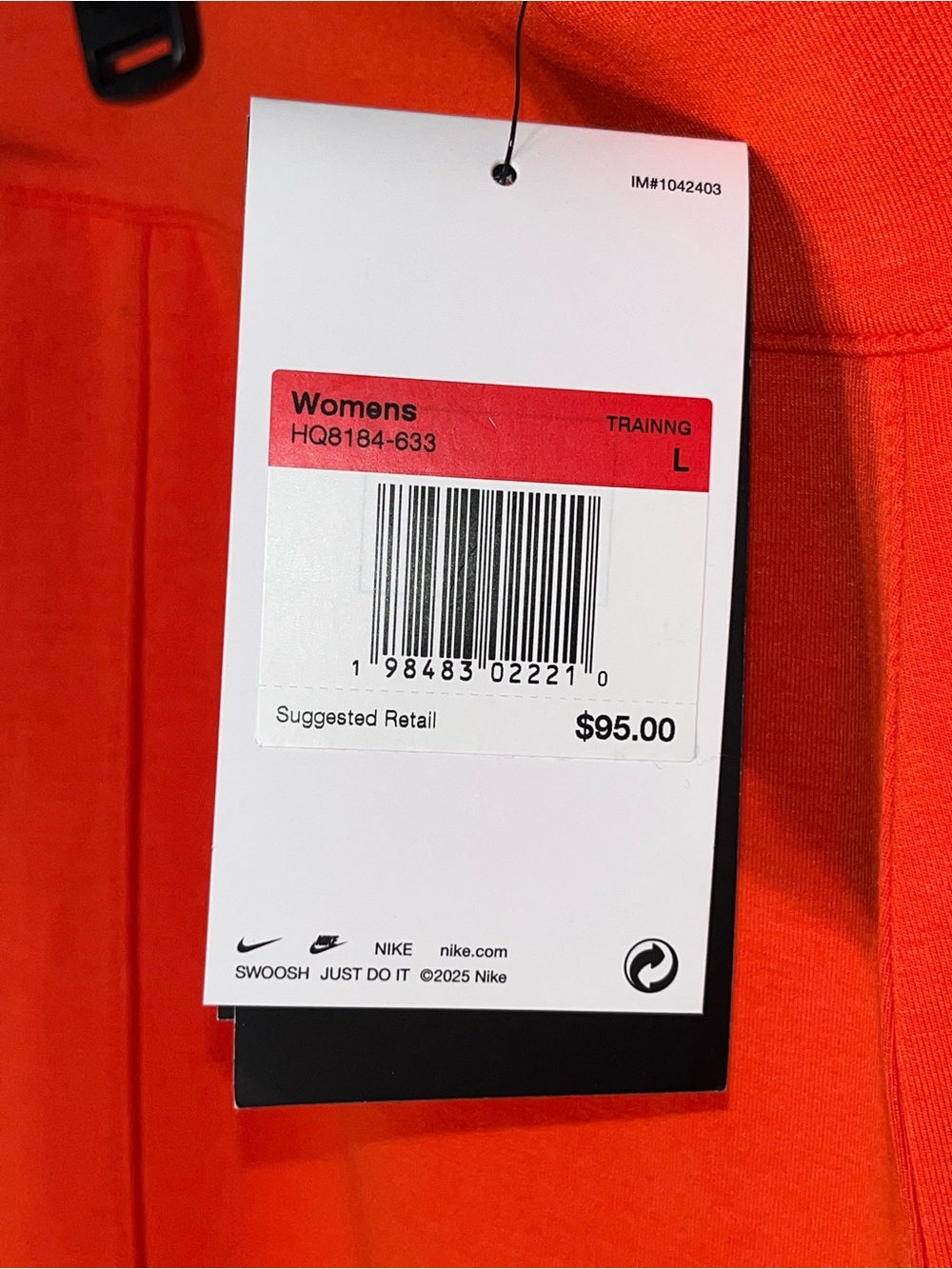 $90 NWT Women’s NIKE Large L 24.7 Impossibly Soft Dri-FIT Mid-Rise Jogger Pants - Picture 8 of 15